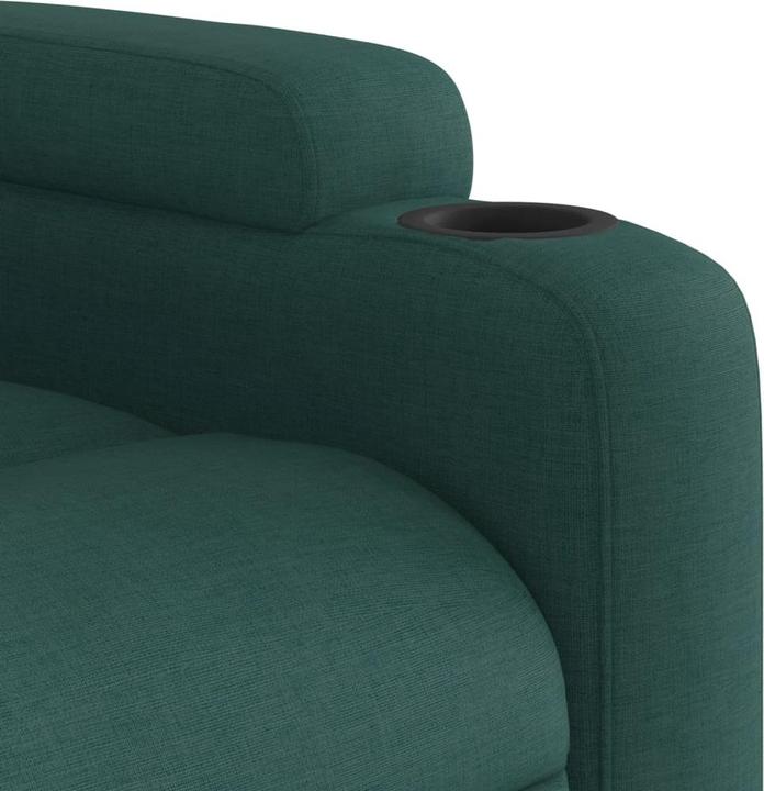 Produktbild VidaXL Massagesessel Dunkelgrün Stoff,Farbe: Dunkelgrün,Material