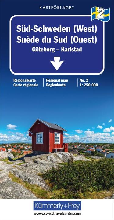 Produktbild Süd-Schweden (West) Nr. 02 Regionalkart