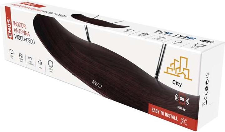 Actual product image Emos J0708 (Indoor antenna, DVB-T / -T2, DAB/ DAB+, LTE)