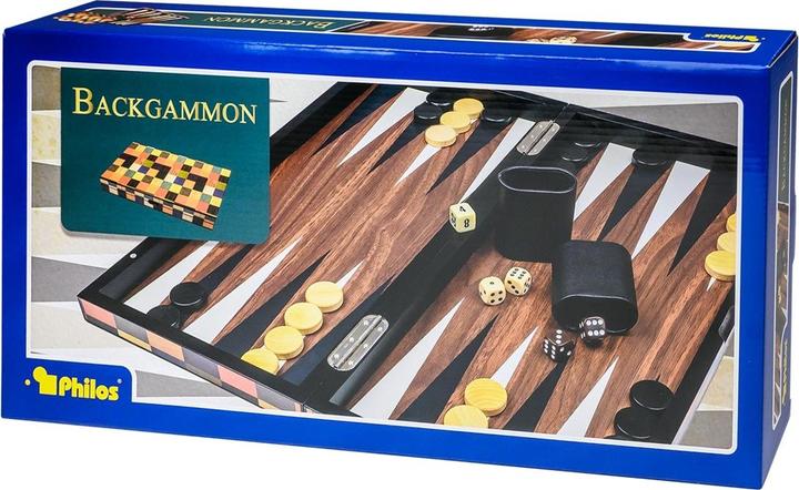 Actual product image Philos Backgammon Fourni large magnetic lock (German, French, Italian, English)