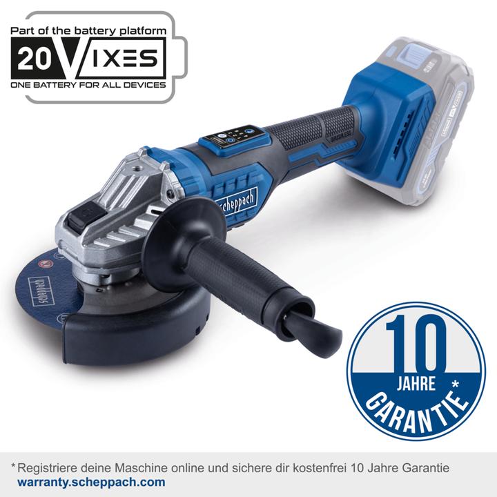 Image du produit Scheppach Akku-Winkelschleifer BC-AG125-X (125 mm)