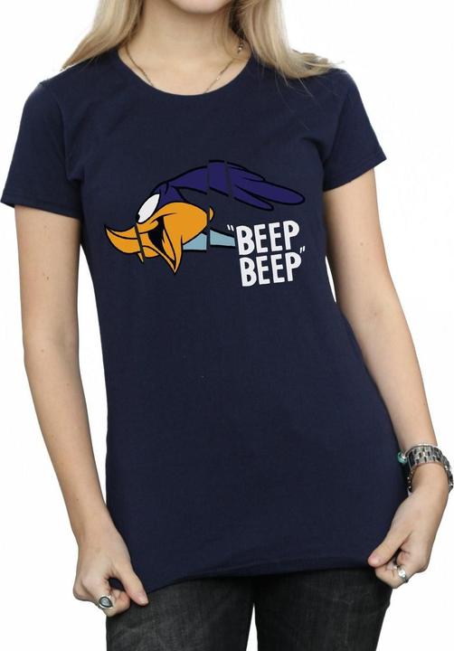 Image du produit Looney Tunes T-shirt en coton Beep Beep Road Runner Femme/Ladies (S)