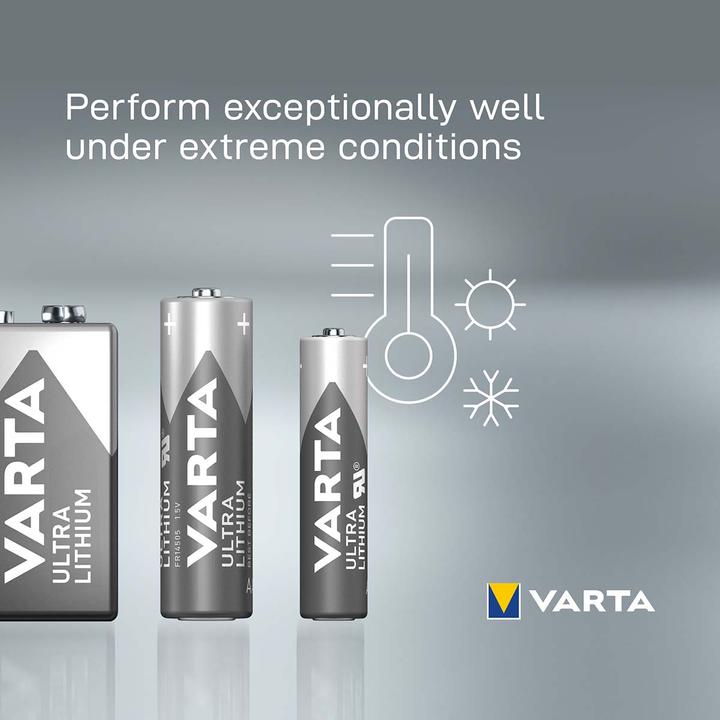 Actual product image Varta ULTRA Lithium (4 pcs., AAA, 1100 mAh)