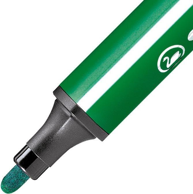 Actual product image STABILO Trio Scribbi Spring loaded triangular felt tip pen (Green, 1 x)