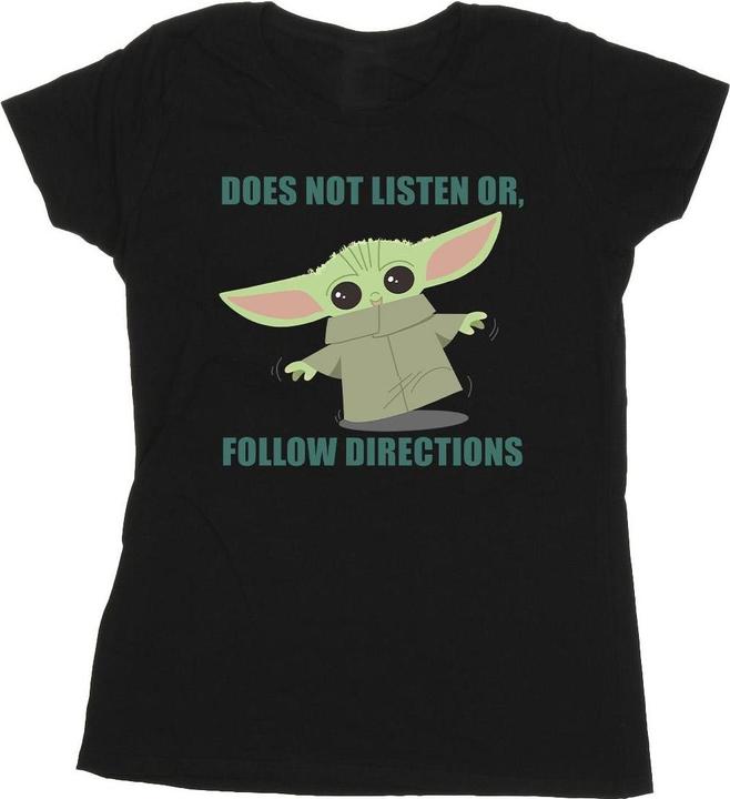 Produktbild Star Wars The Mandalorian Grogu Does Not Listen TShirt (XXL)
