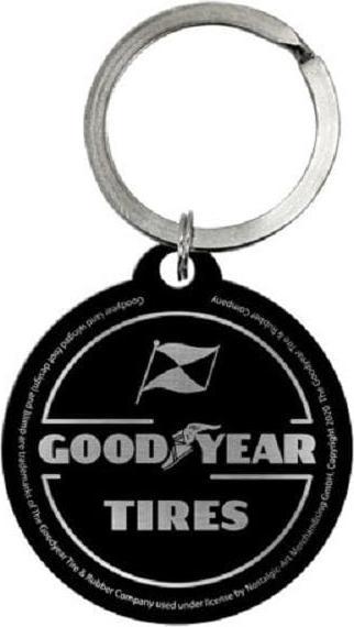 Produktbild Nostalgic-Art Merchandising Schlüsselanhänger Good Year Ø 4 cm, Schwarz/Gelb