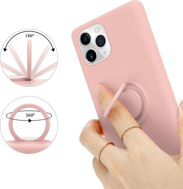 Actual product image Cadorabo TPU Liquid Ring Silicone Case Cover (Apple iPhone 11 Pro)