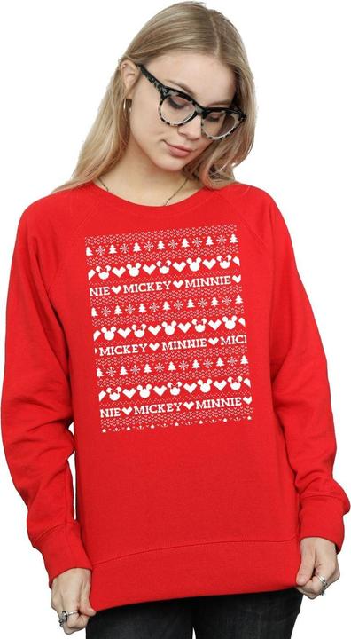 Produktbild Disney Mickey And Minnie Christmas Fair Isle Sweatshirt (L)
