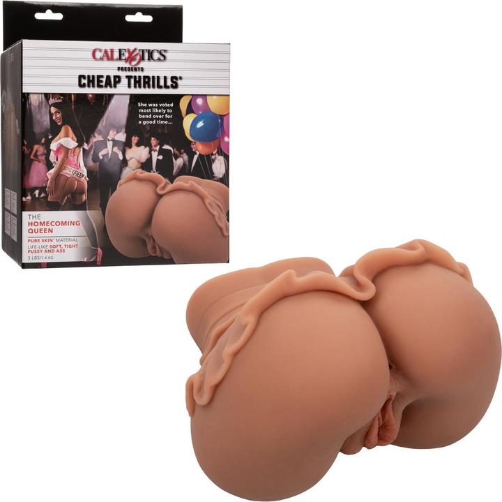 Produktbild CalExotics The Homecoming Queen Doppelt Realistischer Masturbator Karamell