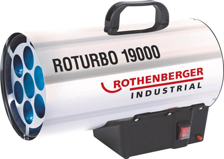 Actual product image Rothenberger RoTurbo 19000 heating gun + piezo ignition + hose + regulator ( 15000051 ) (18500 W)