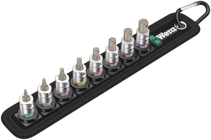 Image du produit Wera Belt A 2 Jeu de douille-embouts Zyklop (6 mm, 7 mm, 3 mm, 5 mm, 8 mm, 4 mm)