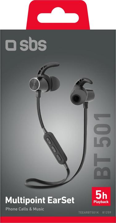 Produktbild SBS Kabelloses magnetisches Headset BT501 (50 h, Kabellos)