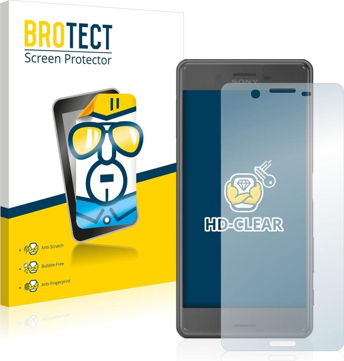 Productafbeelding BROTECT Schermbeschermer Clear (2 Stuk, Xperia X Prestaties)