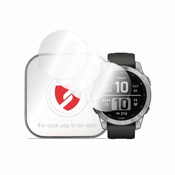 Smart Protection - Premium Classic (4 pack) - Garmin Fenix 7 - Clear