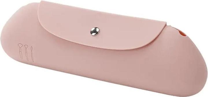 Image du produit Only-Bags.Store Trousse de maquillage Pinceau Sac de rangement portable Voyage Wash Toiletries Organizer Silicone