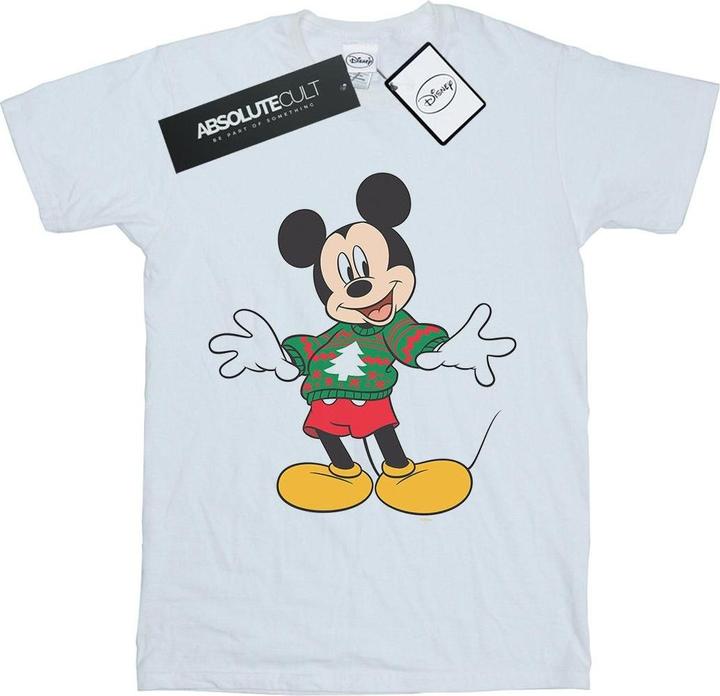 Image du produit Disney - T-shirt MICKEY MOUSE CHRISTMAS JUMPER STROKE - Femme (M)