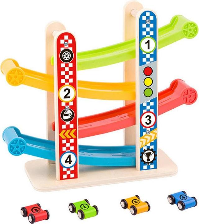 Actual product image Tooky Toy Wooden Tower Racecourse TY840 small