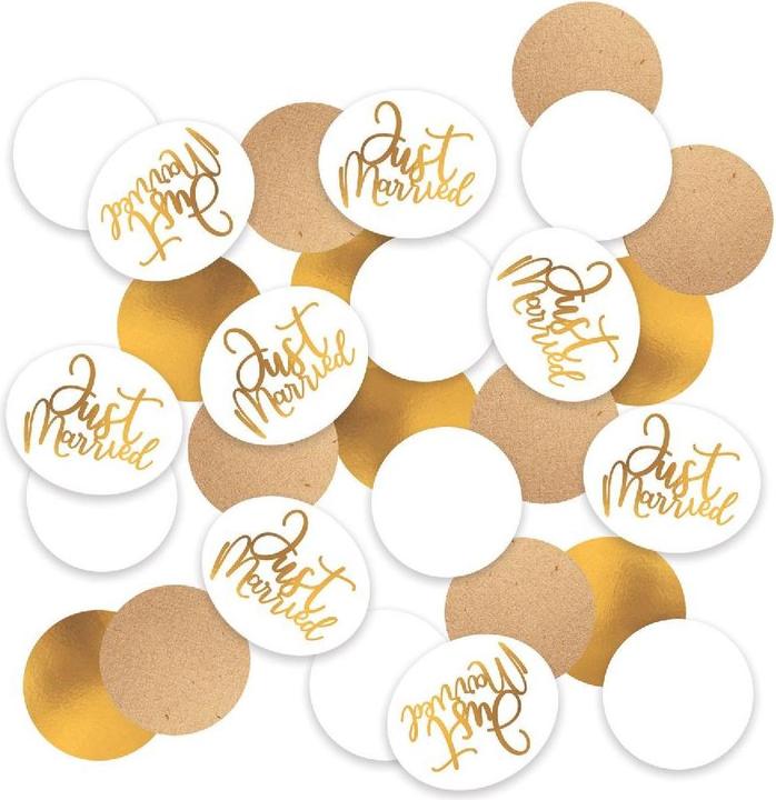 Amscan Confetti with Cutouts Wedding Paper / Foil