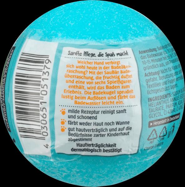 Produktbild dm SauBär Kinder Badezusatz Badeüberraschung Hunde (Badekugeln)