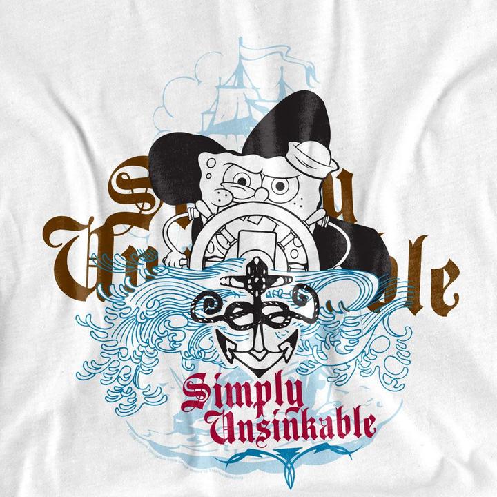 Image du produit Spongebob Squarepants - T-shirt SIMPLY UNSINKABLE - Adulte (L)