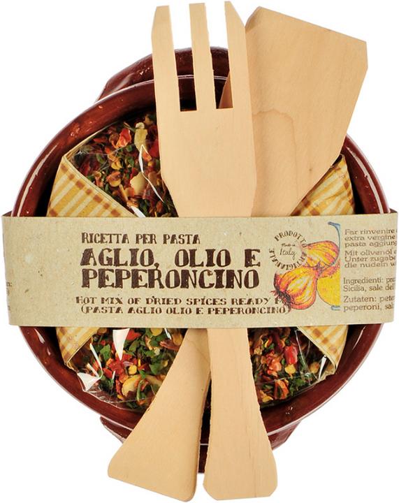 Casarecci di Calabria Aglio Olio e Peperoncino (huile d'olive et piment) (100 g)