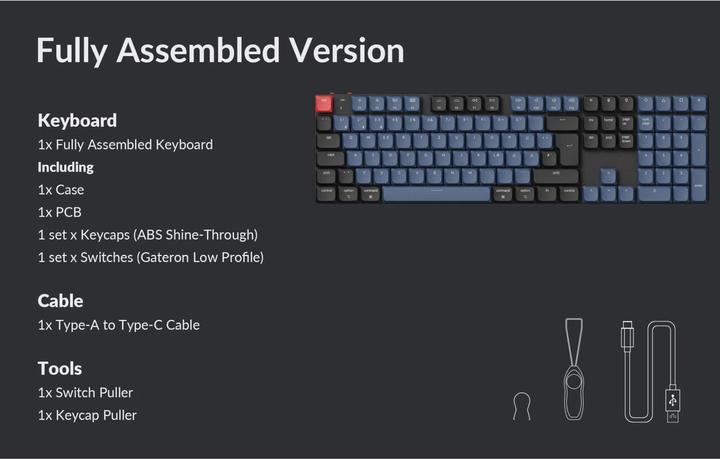 Actual product image Keychron K5 Pro (CH, Cable, Wireless)