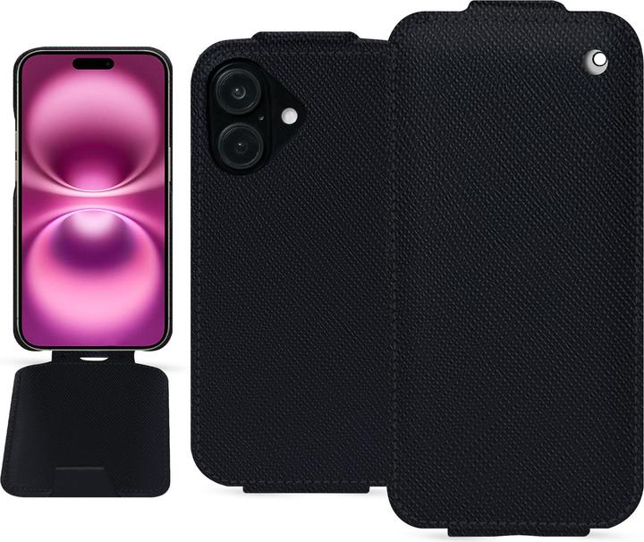 Actual product image Noreve Vertical leather shell (Apple iPhone 16 Plus)