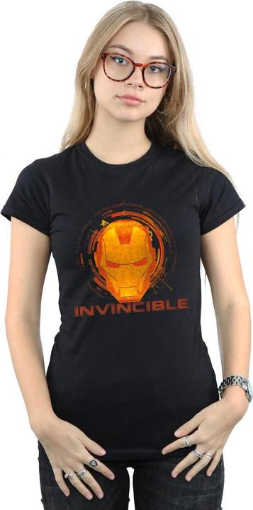 Actual product image Womens/Ladies Iron Man Invincible Cotton T-Shirt (XXL)