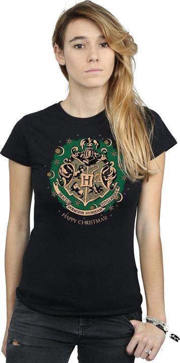 Actual product image Womens/Ladies Christmas Wreath Cotton T-Shirt (S)
