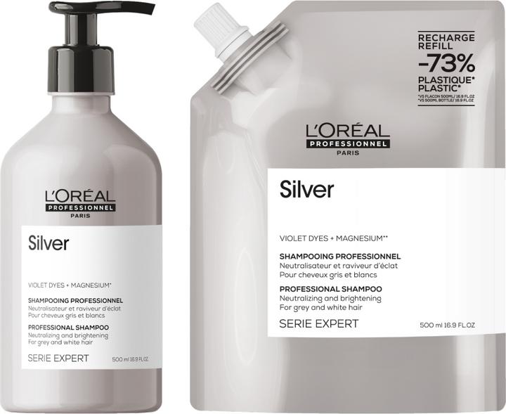 Immagine prodotto L'Oréal Professionnel Expert Silver (500 ml, Shampoo antigiallo)
