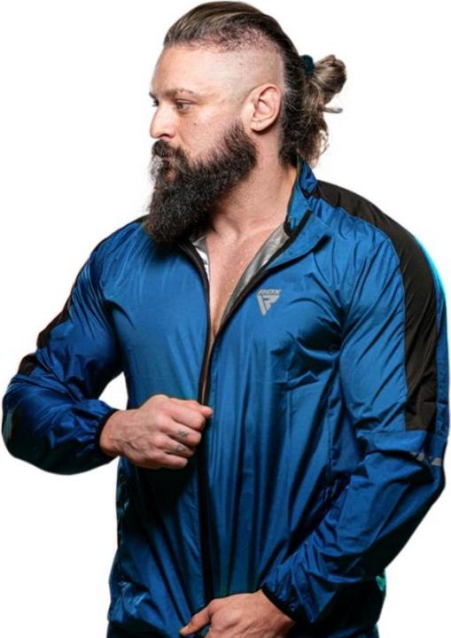 Actual product image Rdx Clothing Sauna Suit C1 Blue-2XL