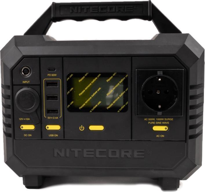 Produktbild Nitecore NES500 tragbares Stromaggregat fÃ¼r draussen (518 Wh)