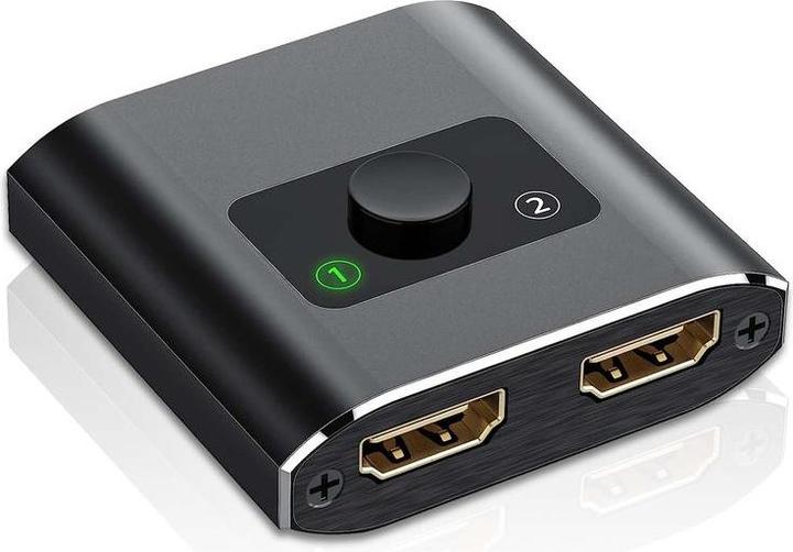 Produktbild Hermex HDMI-Switch HDMI-Verteiler HDMI-Umschalter 4K@60Hz bidirektional