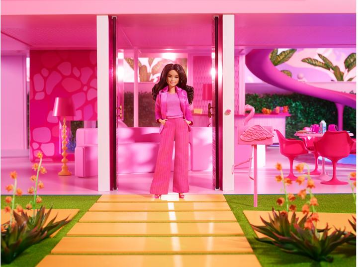 Actual product image Barbie The Movie Gloria Wearing Pink Power Pantsuit
