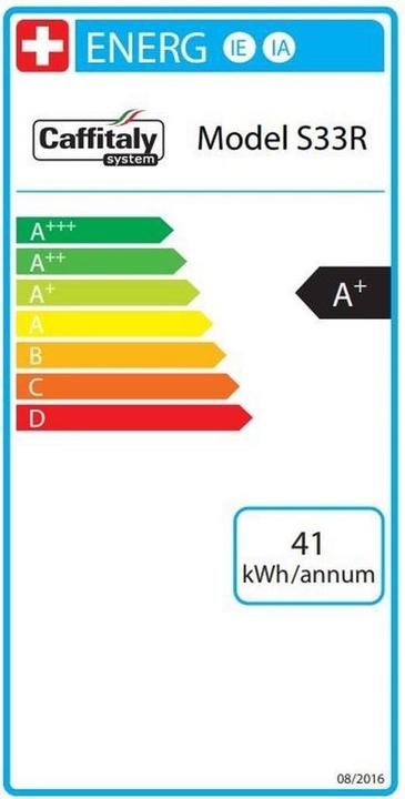 Energy Label Chicco D'oro Caffitaly S33 Maia