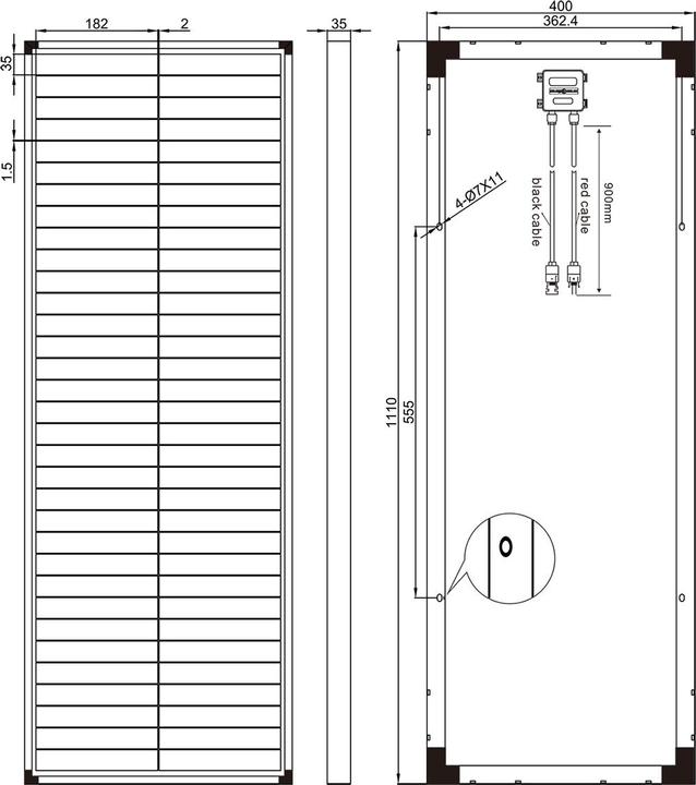 Immagine prodotto Enjoy solar Modulo solare monocristallino 80W/36V (80 W)