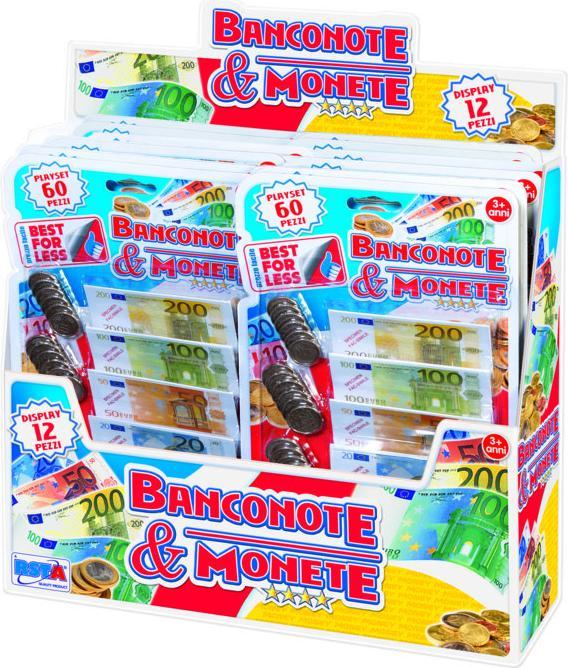 Actual product image Rs Toys Banconote & monete - playset 60 pezzi