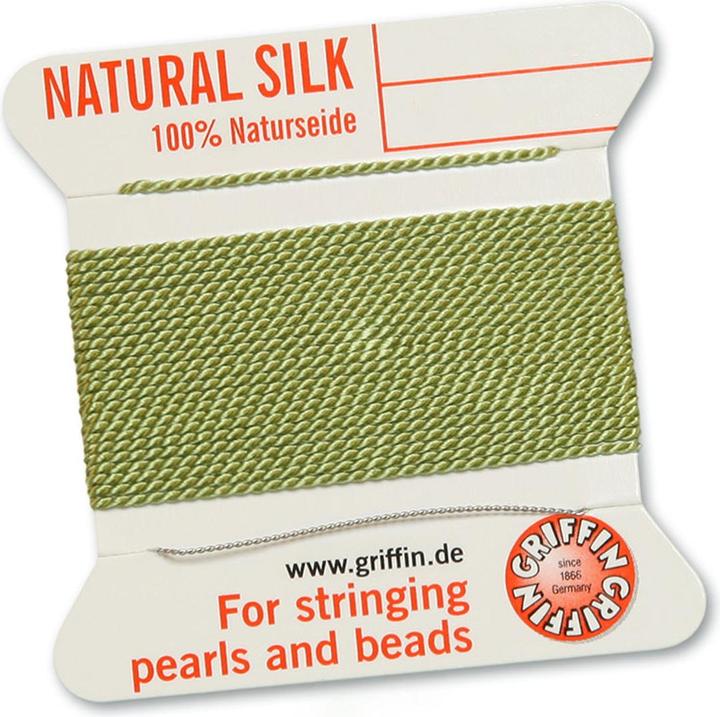 Produktbild Leyda Naturseide 2 Meter mit Nadel