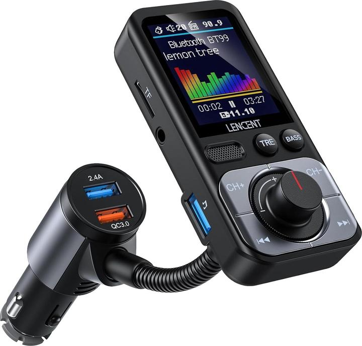 Image du produit Lencent FM-Transmitter mit Bluetooth