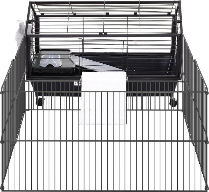Immagine prodotto PawHut Gabbia per cavie con recinto esterno