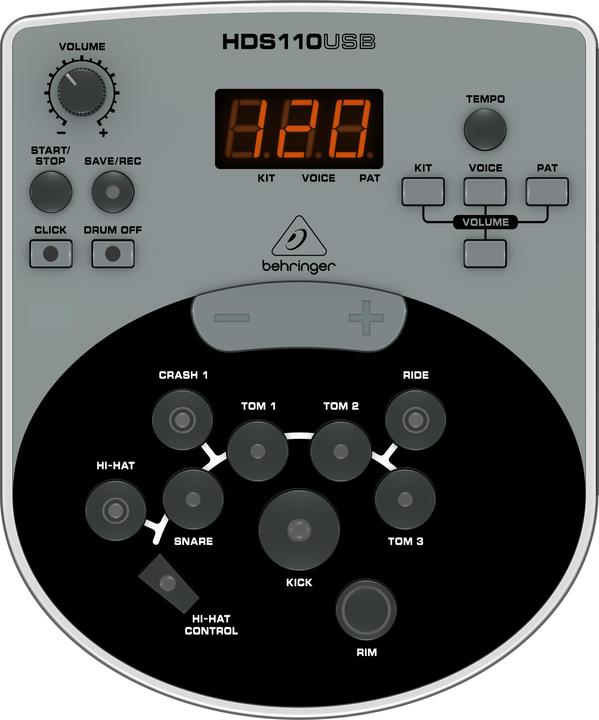 Immagine prodotto Behringer Batteria digitale XD8USB (E-drum)