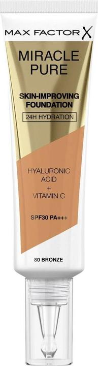 Max Factor Miracle Pure Fond de Teint No 80 (80 Bronze)