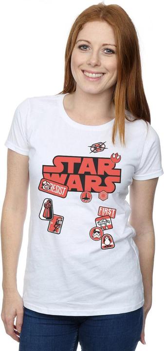 Image du produit Star Wars - T-shirt THE LAST JEDI BADGES - Femme (S)