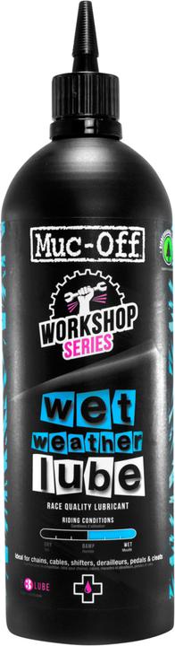 Produktbild Muc-Off Lubrifiant WET LUB Conditions Humides 1L (1000 ml, Universal-Schmiermittel)