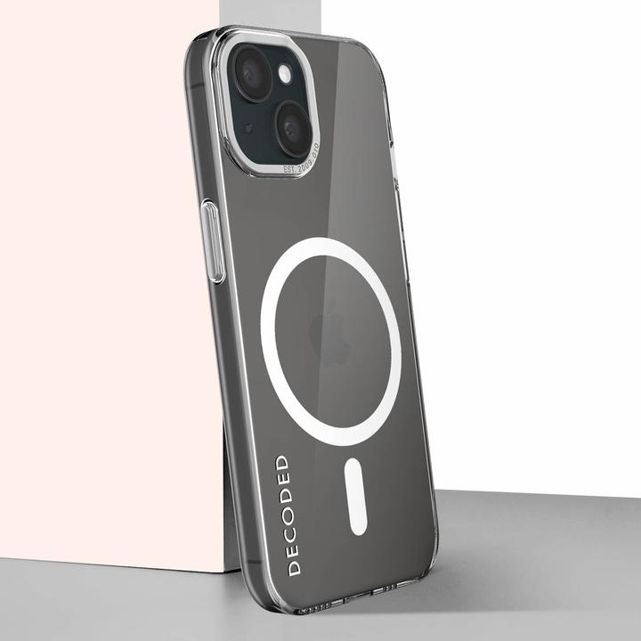Immagine prodotto Decoded Backcover in plastica riciclata per iPhone 15 trasparente (Apple iPhone 15)