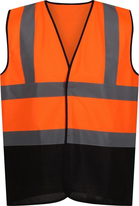 arancione fluo, Nero