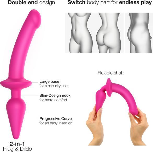 Productafbeelding Strap-on-me Switch Insteek Dildo (XXL)