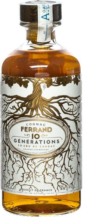 Image du produit Pierre Ferrand Cognac Ferrand 10 GÉNÉRATIONS 1er Cru de Cognac Grande Champagne 46% Vol. 0,5l en coffret cadeau