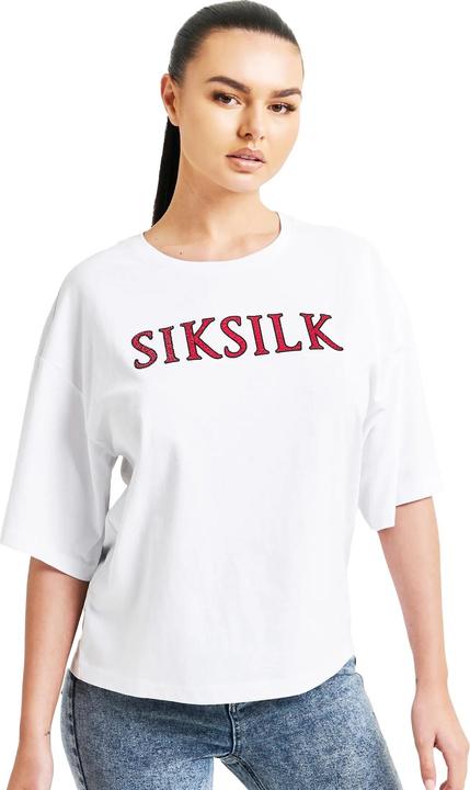 Immagine prodotto Siksilk Maglietta Corta Boxy Luccicante Donna (32 D)
