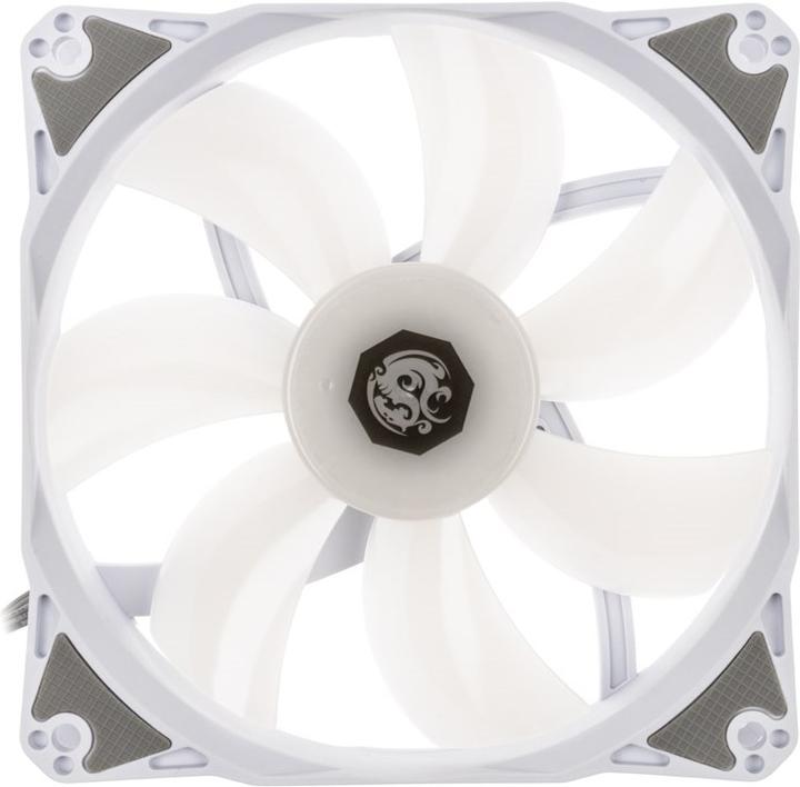 Produktbild Bitspower Notos RGB PWM Lüfter, 120mm - weiss, 5er-Pack (120 mm, 5 x)